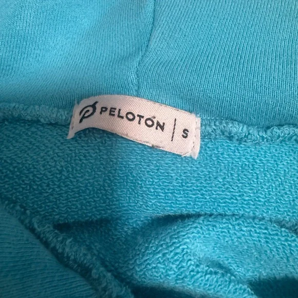 Peloton Downtown Oversized sweatshirt hoodie turquoise - Picture 11 of 11